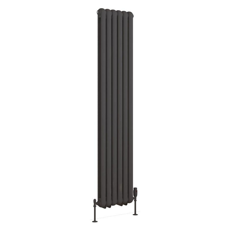 Rubano 1800 x 383mm Radiator Matt Anthracite