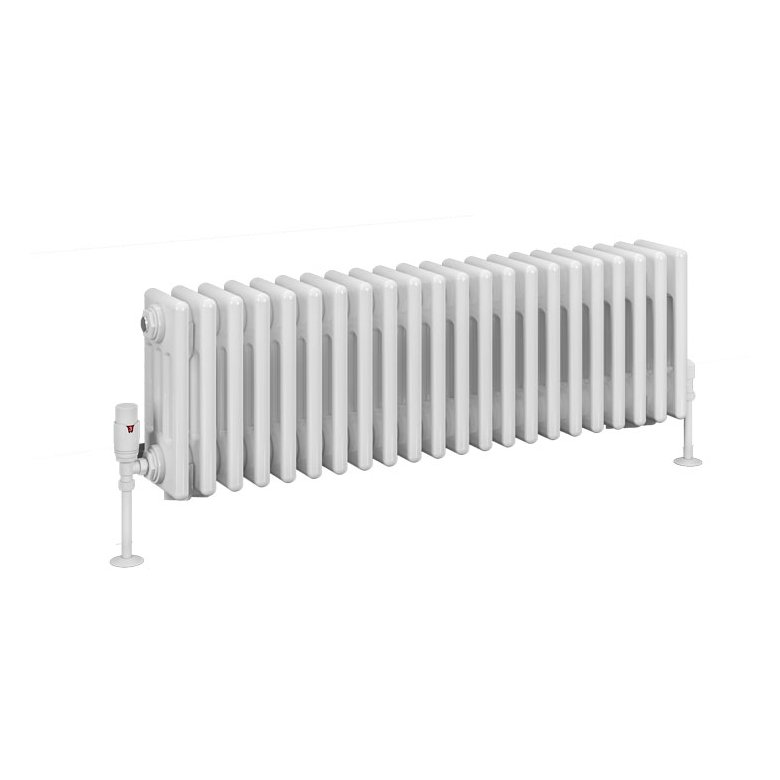 Rivassa 4 Column Radiator 300 x 1010mm White