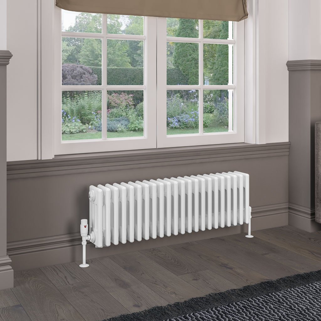 Rivassa 4 Column Radiator 300 x 1010mm White
