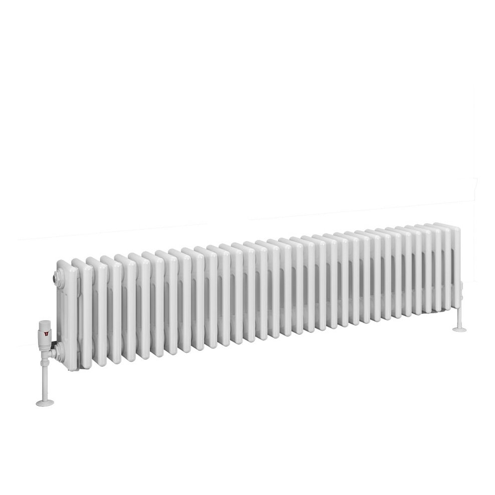 Rivassa 4 Column Radiator 300 x 1505mm White
