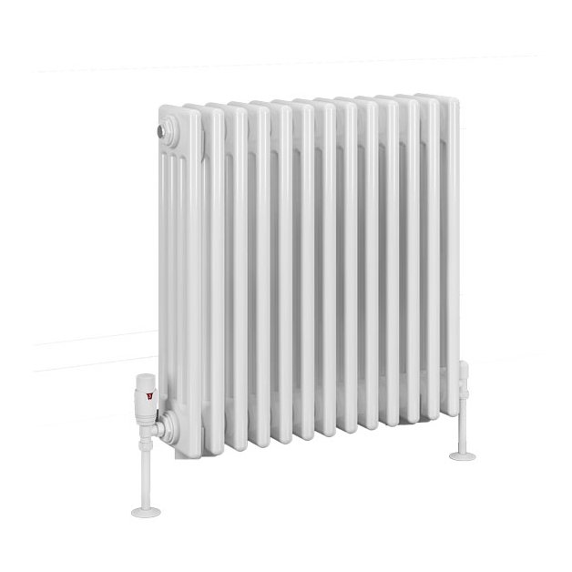 Rivassa 4 Column Radiator 600 x 605mm White