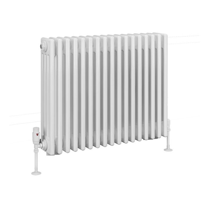 Rivassa 4 Column Radiator 600 x 785mm White