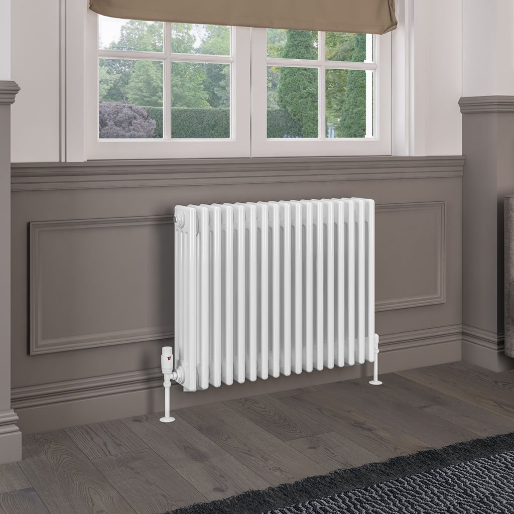 Rivassa 4 Column Radiator 600 x 785mm White