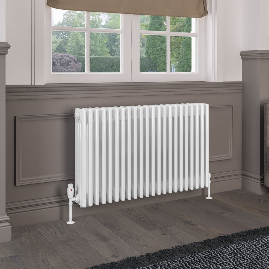 Rivassa 4 Column Radiator 600 x 1010mm White