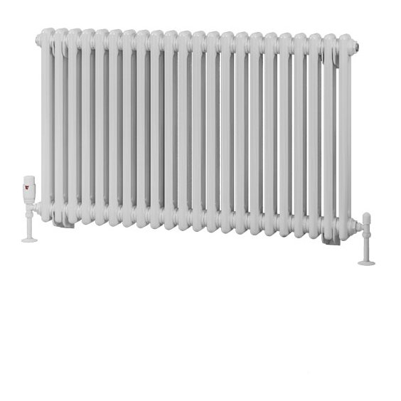 Rivassa 2 Column Radiator 600 x 1010mm White