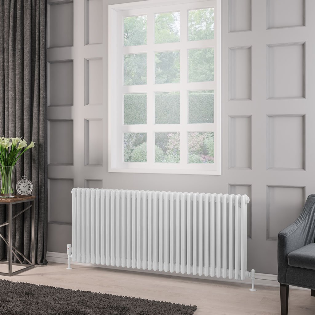 Rivassa 3 Column Radiator 600 x 1460mm White