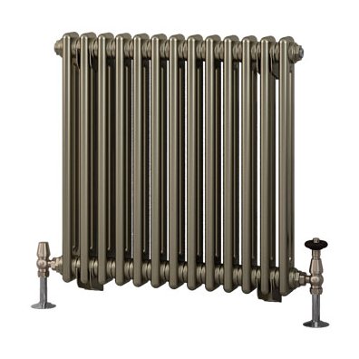 Rivassa 2 Column Radiator 600 x 608mm Bronze Effect