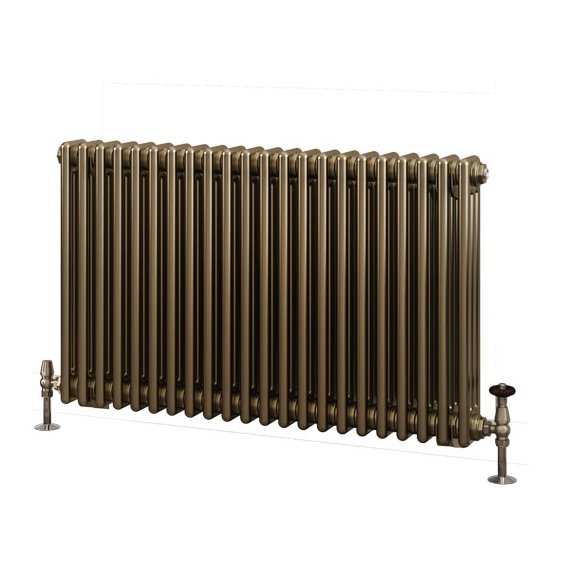 Rivassa 3 Column Radiator 600 x 1010mm Bronze Effect