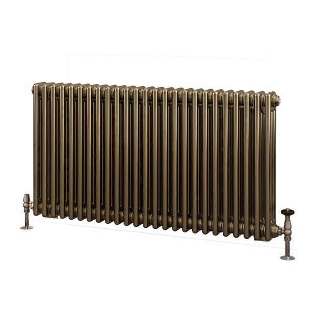 Rivassa 3 Column Radiator 600 x 1148mm Bronze Effect