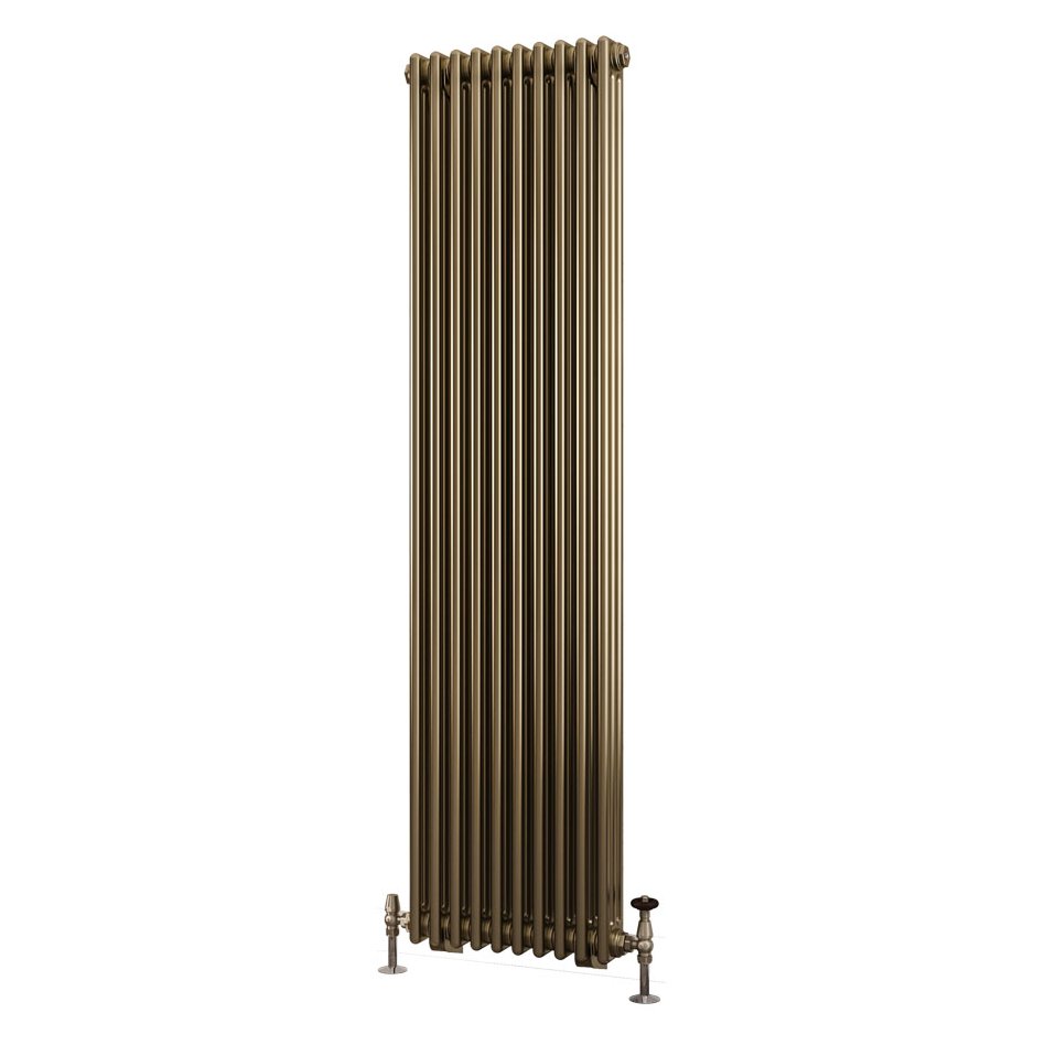 Rivassa 3 Column Radiator 1800 x 473mm Bronze Effect
