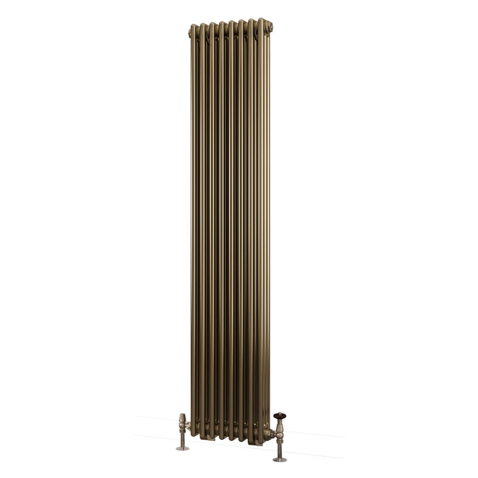 Rivassa 3 Column Radiator 1800 x 383mm Bronze Effect