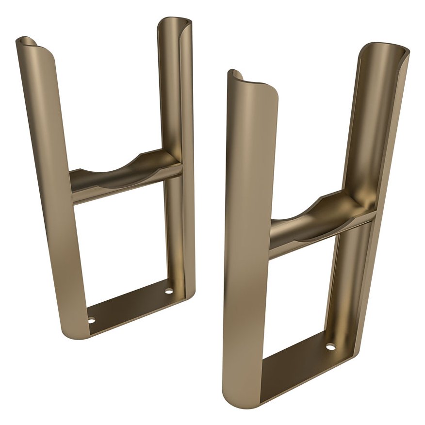 Rivassa 3 Column Radiator Feet (pair) Bronze Effect