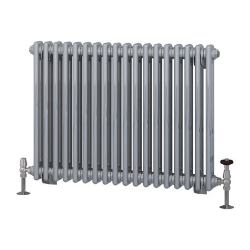 Rivassa 2 Column Radiator 600 x 833mm Chrome Effect