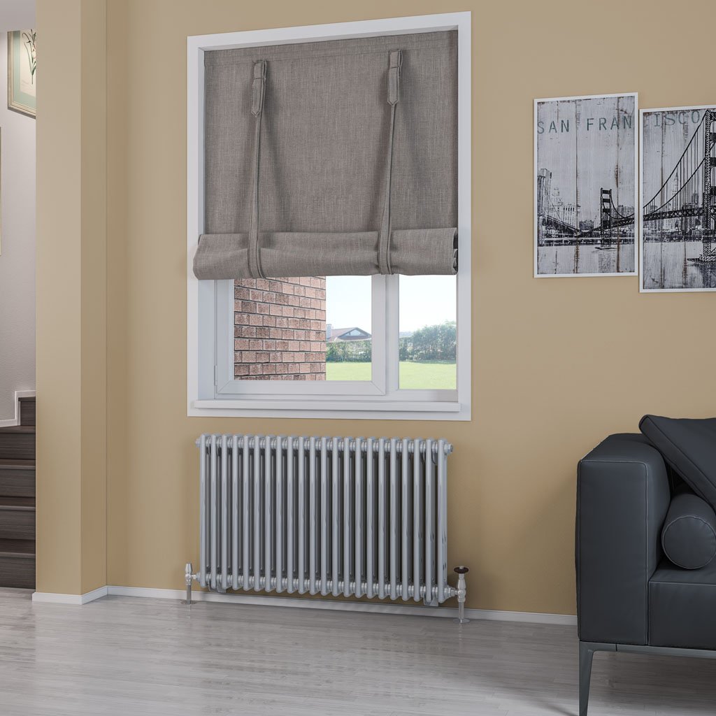 Rivassa 2 Column Radiator 600 x 1010mm Chrome Effect
