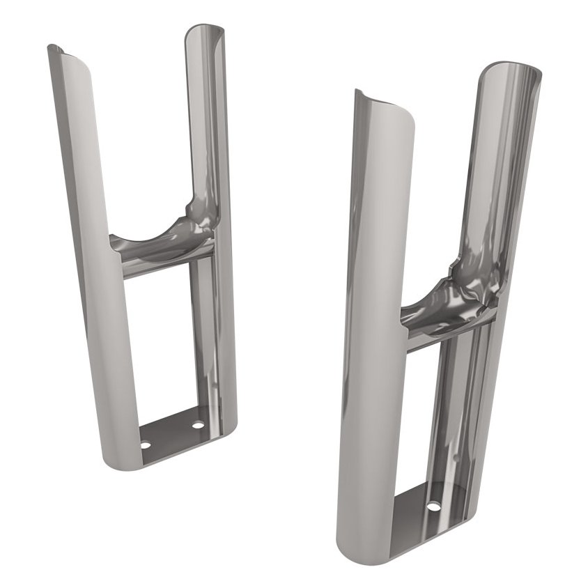 Rivassa 2 Column Radiator Feet (pair) Chrome Effect