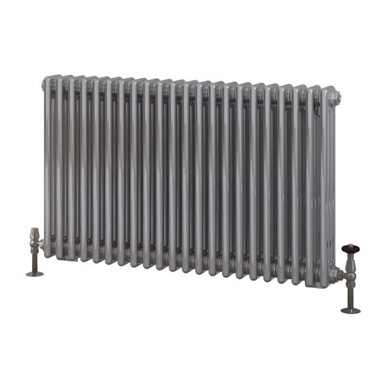 Rivassa 3 Column Radiator 600 x 1010mm Chrome Effect