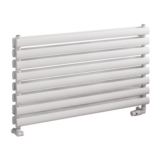 Tunstall Double 560 x 1000 Towel Rail Matt White