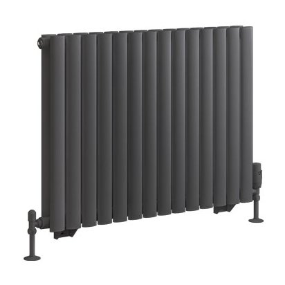 Tunstall Double 600 x 825 Radiator Matt Anthracite