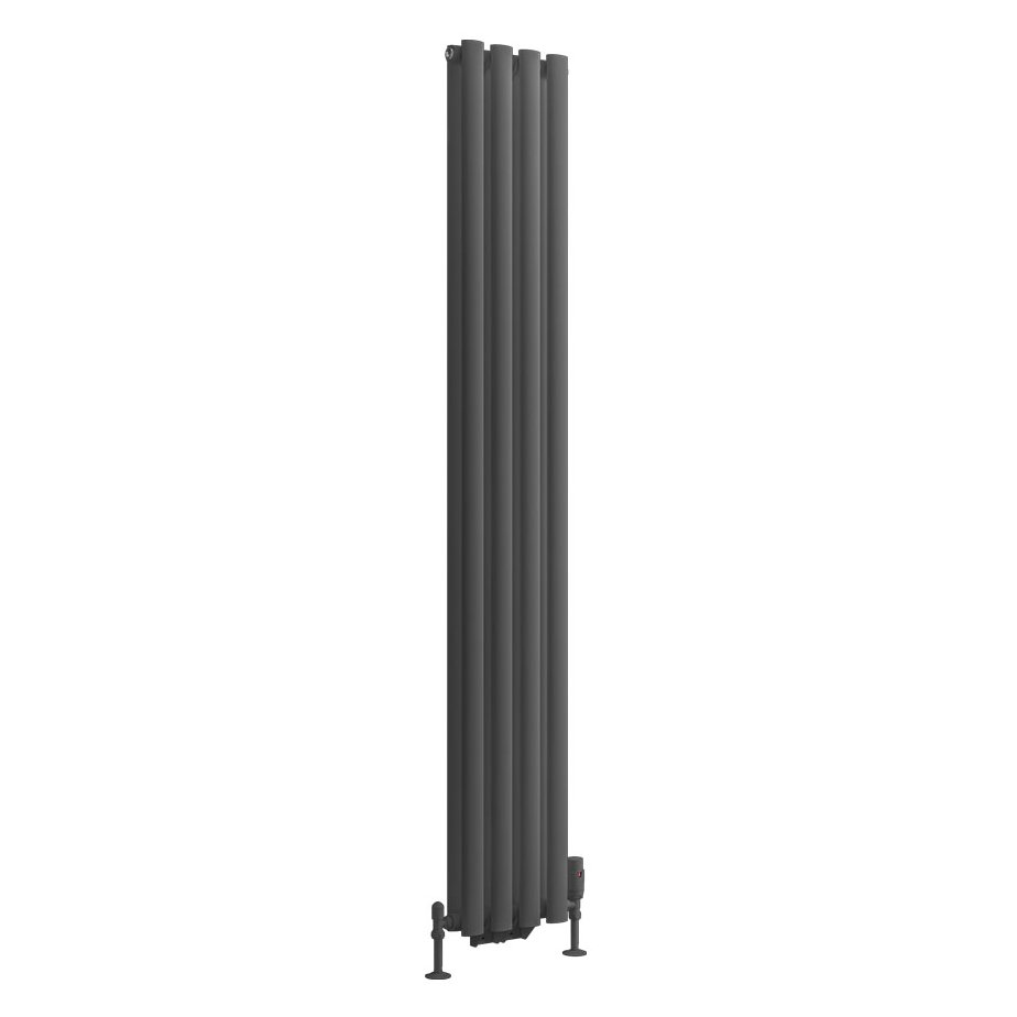 Tunstall Double 1800 x 280 Radiator Matt Anthracite
