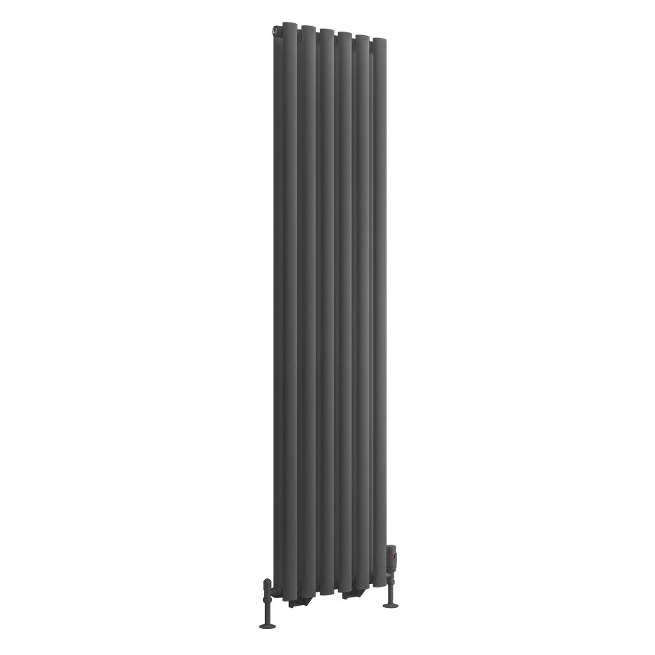 Tunstall Double 1800 x 420 Radiator Matt Anthracite