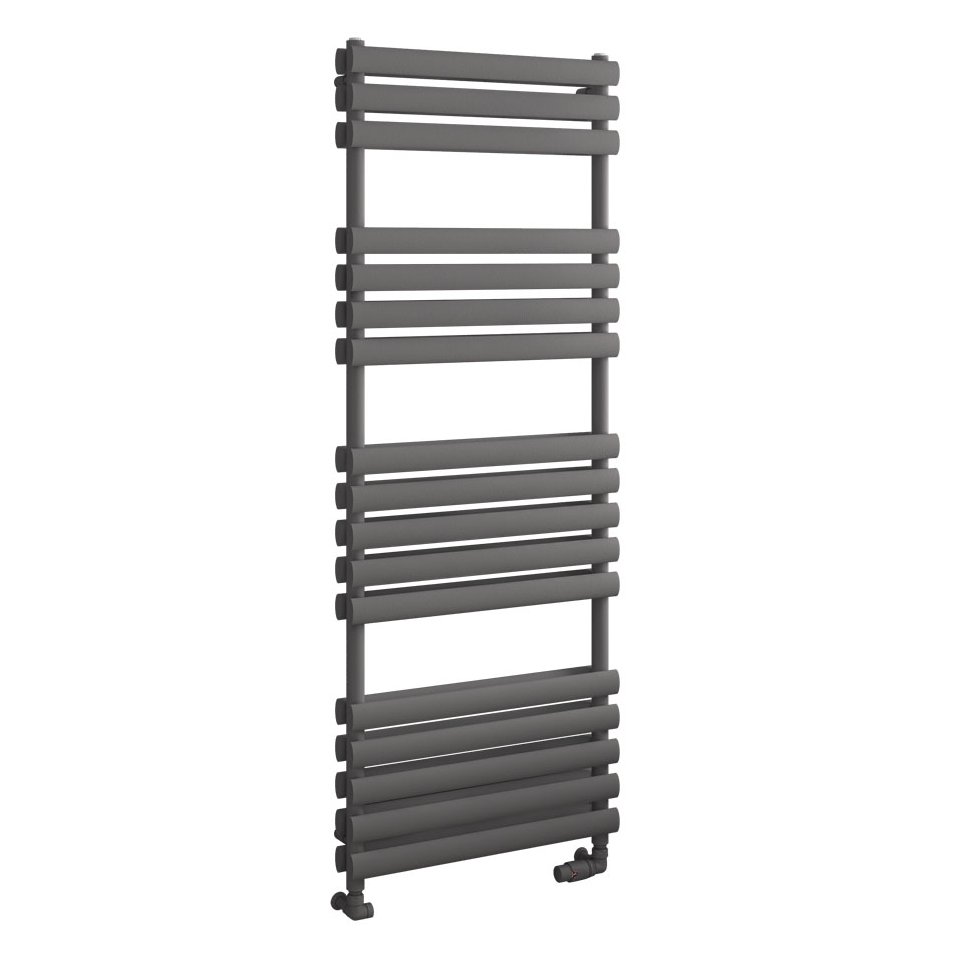 Tunstall Double 1600 x 600 Towel Rail Matt Anthracite