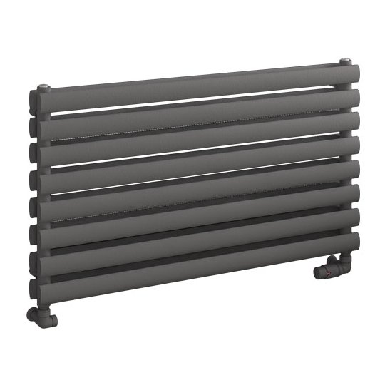Tunstall Double 560 x 1000 Towel Rail Matt Anthracite