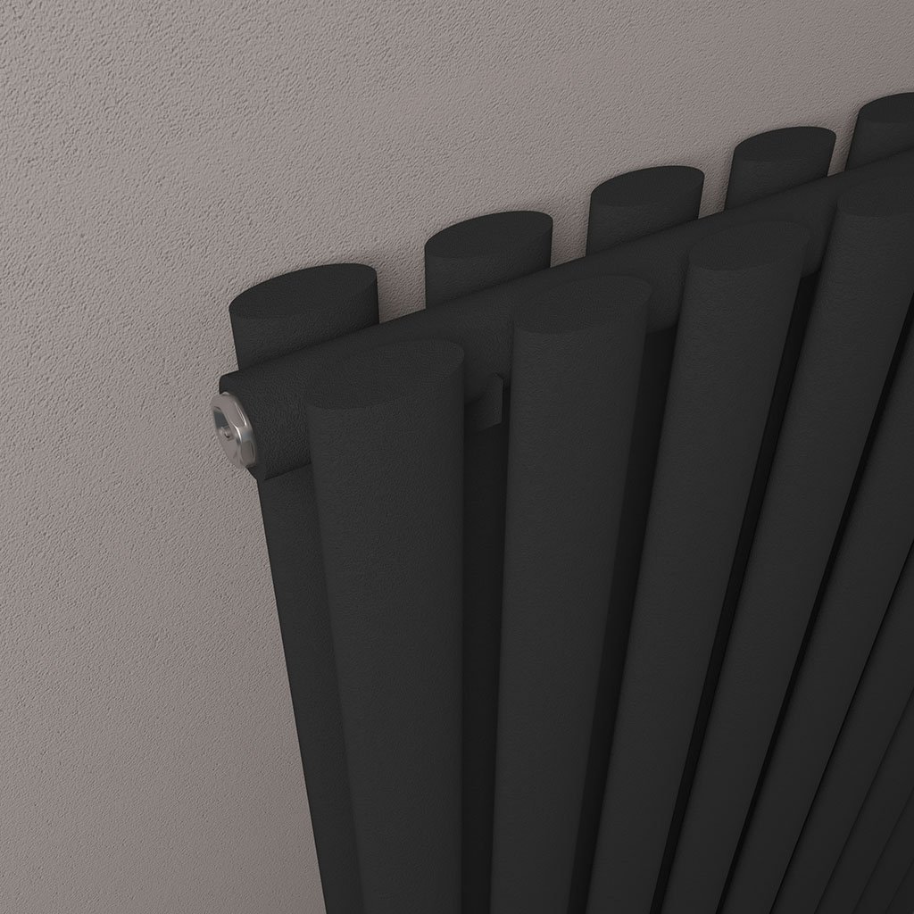 Tunstall Double 600 x 1002 Radiator - Matt Black