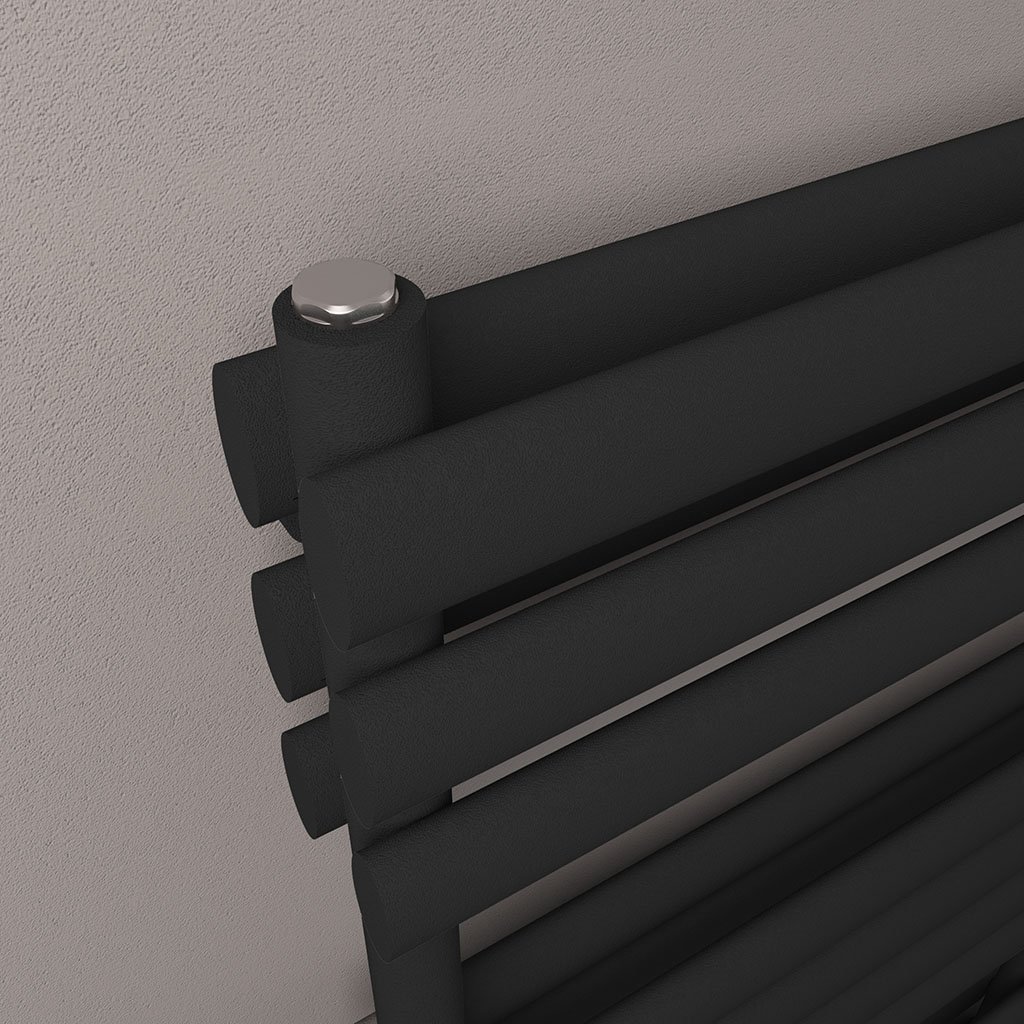 Tunstall Double 560 x 1000 Towel Rail - Matt Black