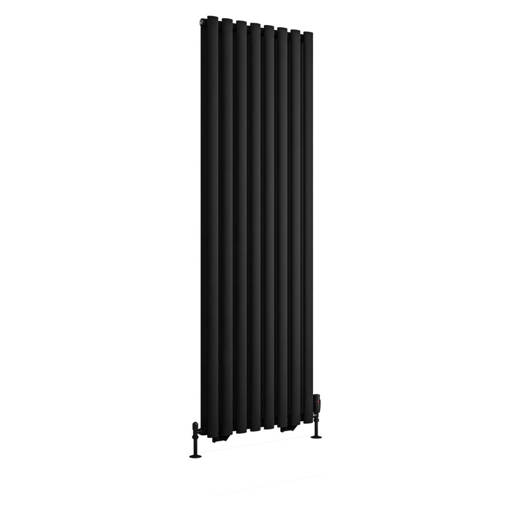Tunstall Double 1800 x 560 Radiator - Matt Black