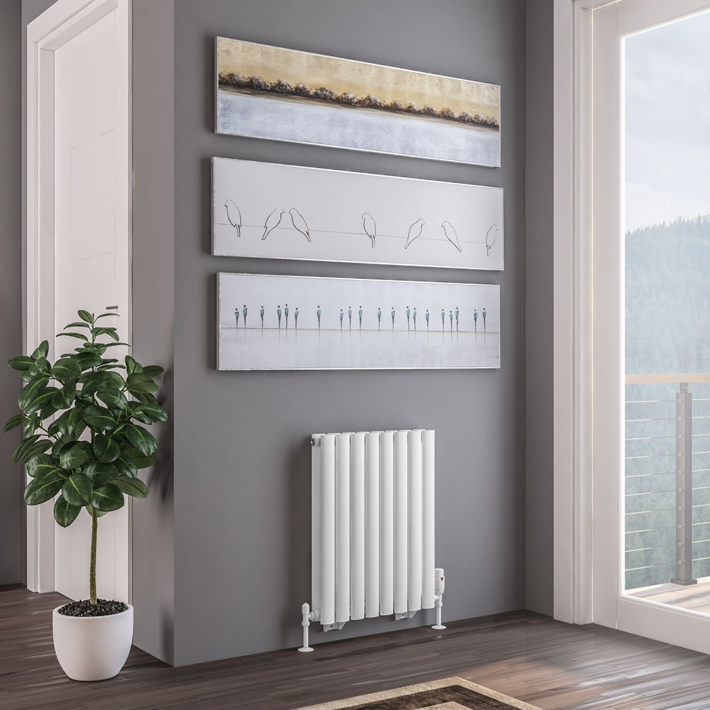Tunstall Double 600 x 471 Radiator - Matt White