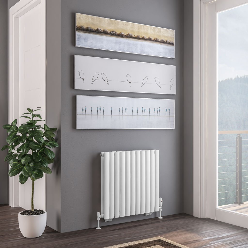 Tunstall Double 600 x 648 Radiator - Matt White