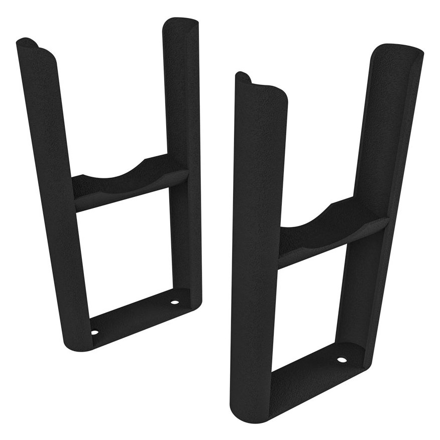 Rivassa 3 Column Radiator Feet (pair) - Matt Black