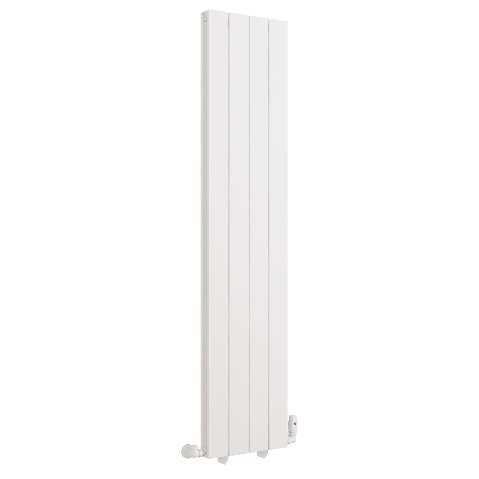 Queenswood 1800 x 388 Aluminium Radiator - Matt White