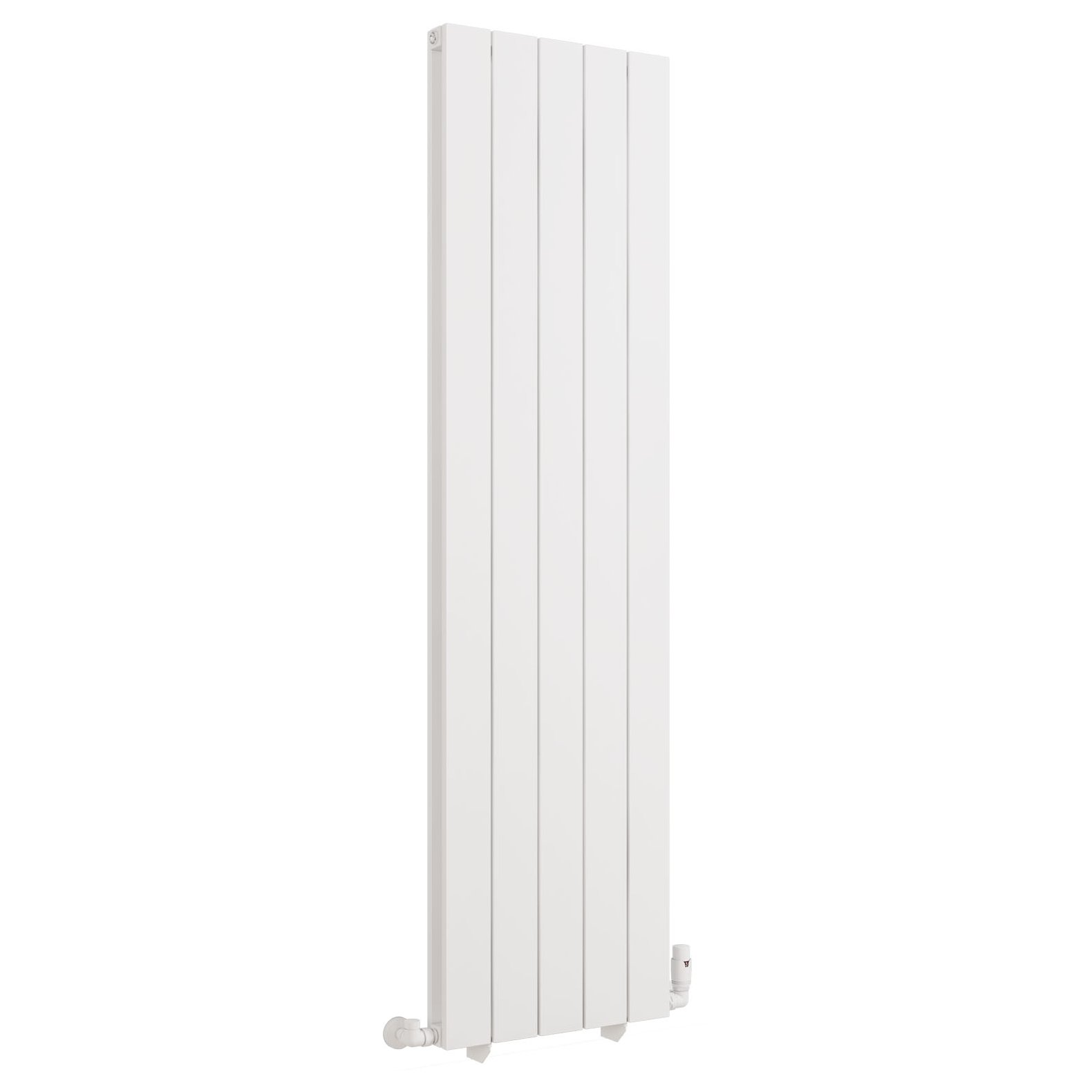 Queenswood 1800 x 485 Aluminium Radiator - Matt White