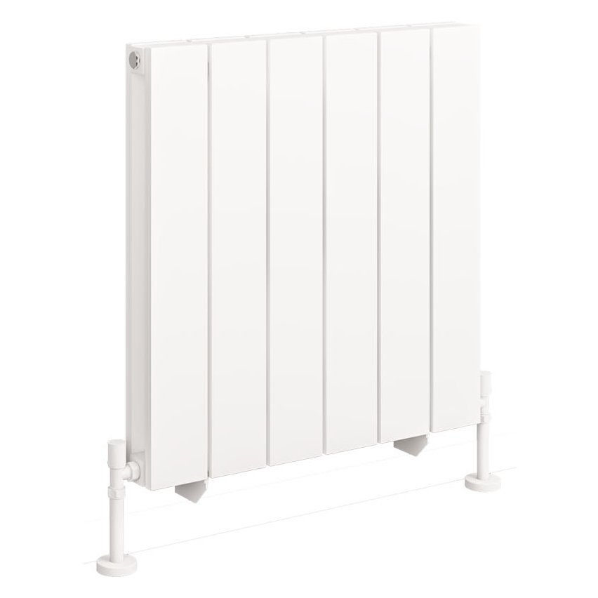 Queenswood 600 x 582 Aluminium Radiator - Matt White