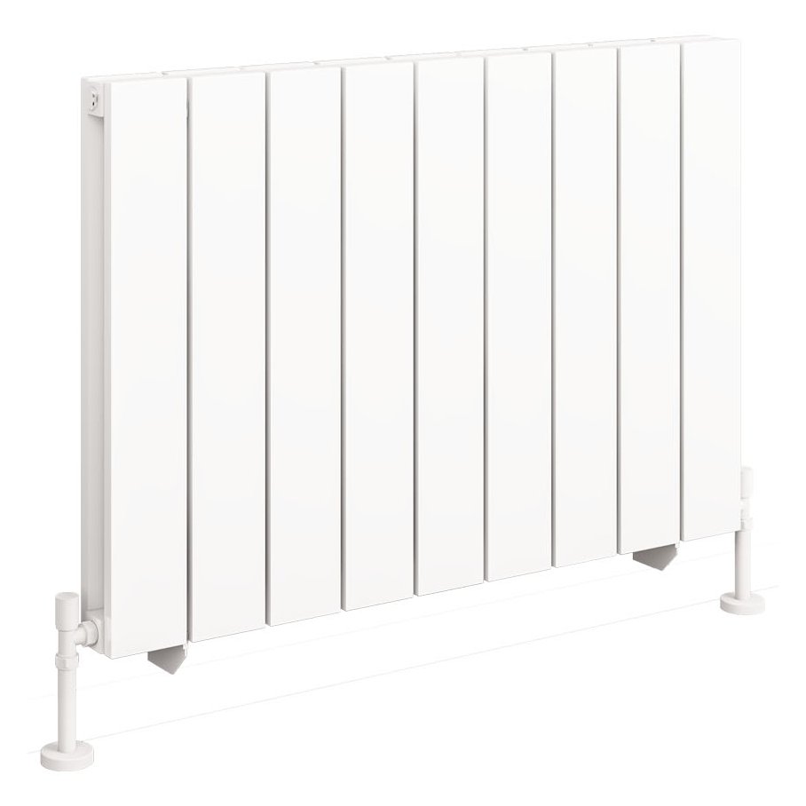 Queenswood 600 x 873 Aluminium Radiator - Matt White