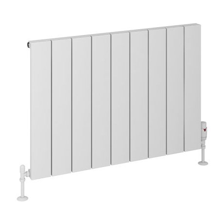Rosano 600 x 850 Aluminium Radiator Matt White