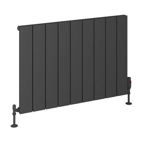 Rosano 600 x 850 Aluminium Radiator Matt Anthracite