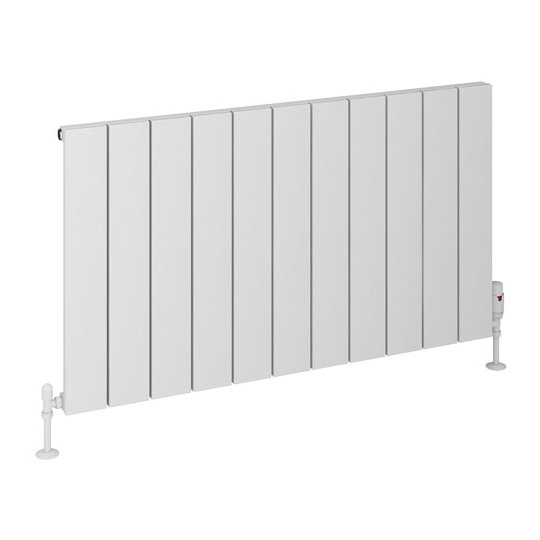 Rosano 600 x 1040 Aluminium Radiator Matt White