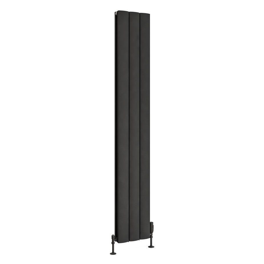 Guardia 1800 x 280 Aluminium Radiator Matt Anthracite