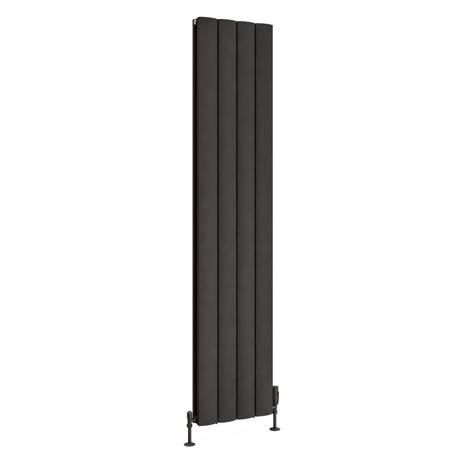 Guardia 1800 x 375 Aluminium Radiator Matt Anthracite