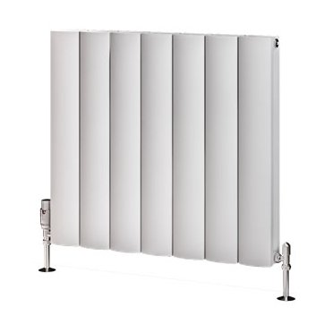 Guardia 600 x 660 Aluminium Radiator Matt White