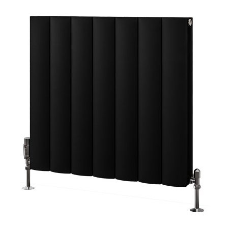 Guardia 600 x 660 Aluminium Radiator Matt Black