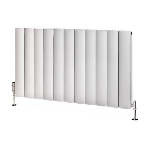 Guardia 600 x 1040 Aluminium Radiator Matt White