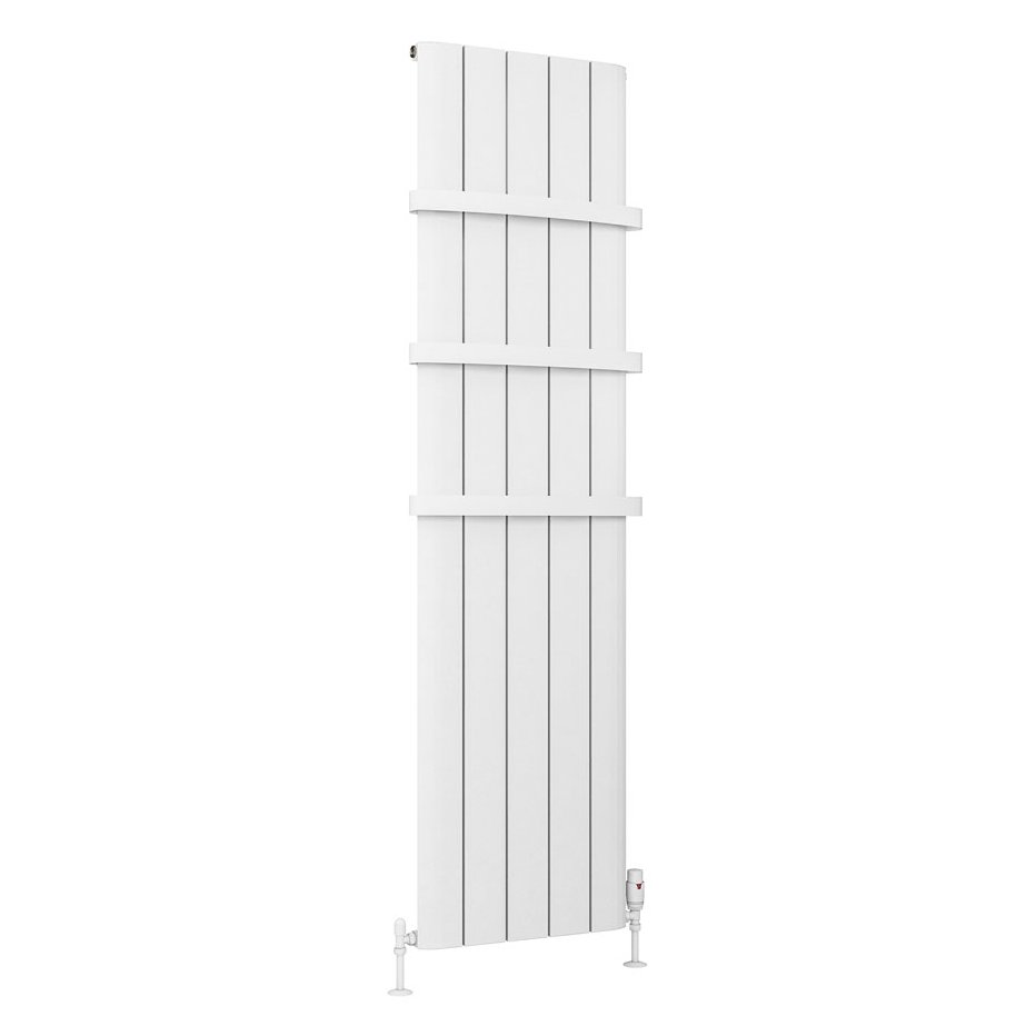 Peretti 1800 x 470 Aluminium Radiator Matt White