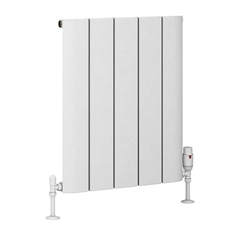 Peretti 600 x 470 Aluminium Radiator Matt White