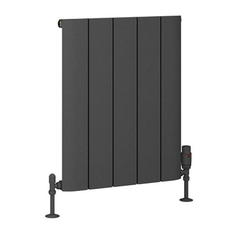 Peretti 600 x 470 Aluminium Radiator Matt Anthracite
