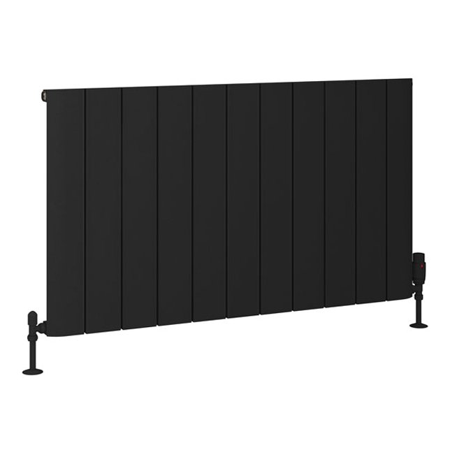 Peretti 600 x 1040 Aluminium Radiator Matt Black