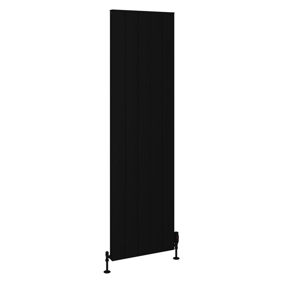 Vesima 1800 x 503 Aluminium Radiator Matt Black