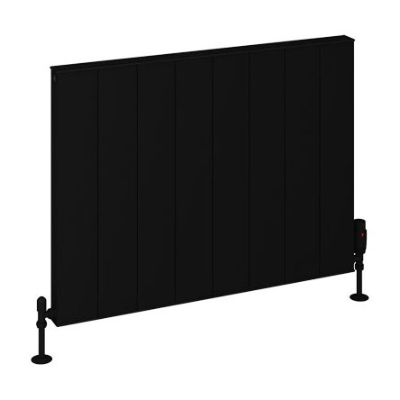 Vesima 600 x 803 Aluminium Radiator Matt Black